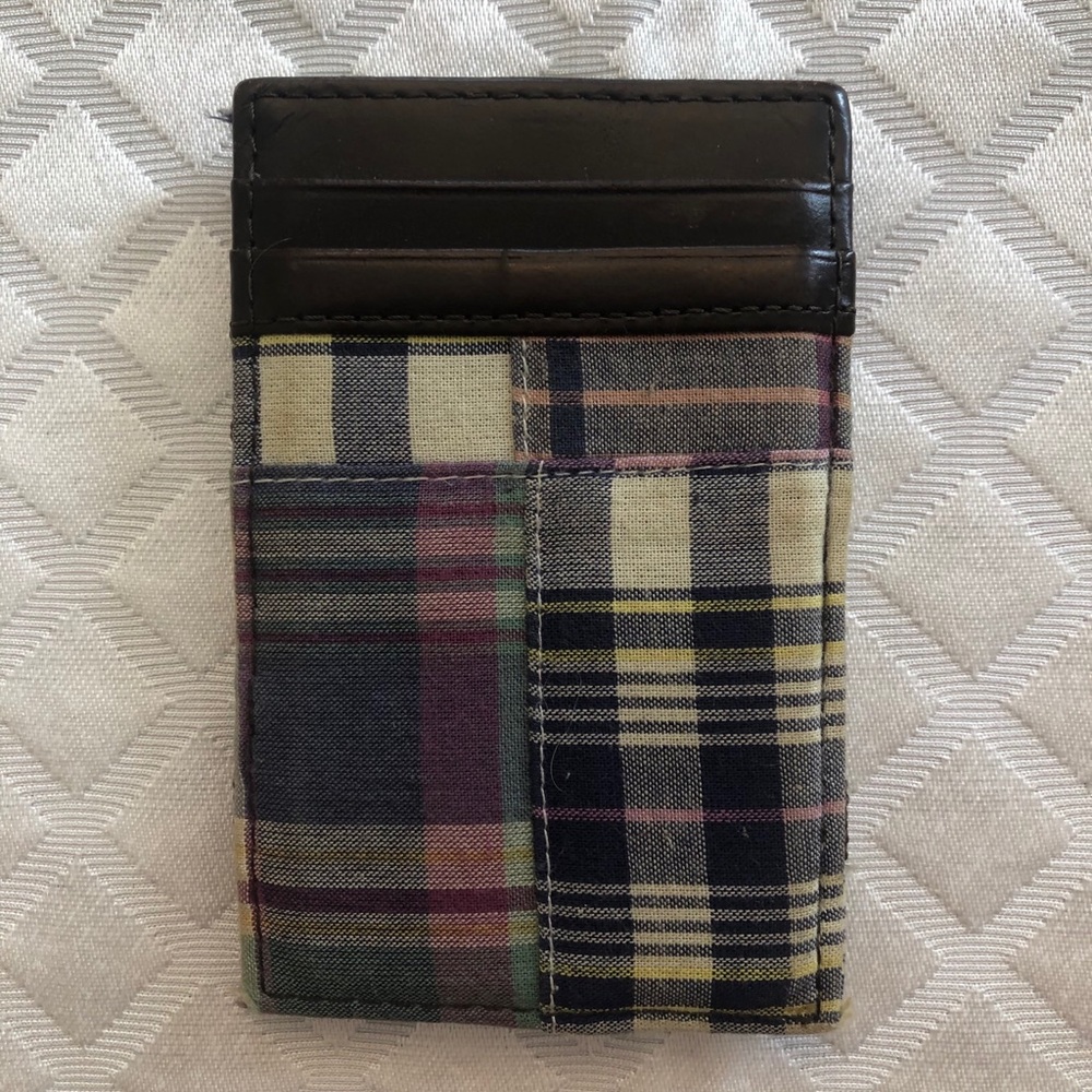 J. Crew inside out wallet/card holder